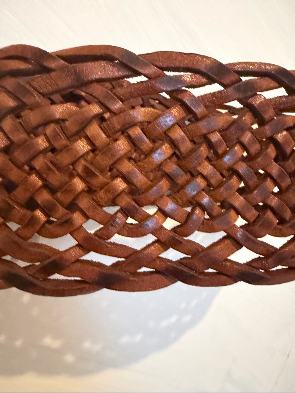 Morrocan leather belt boho style size L - Picture 8 of 11